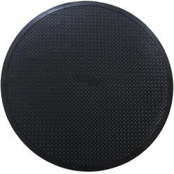 Circular Rubber Mat 48-Inch Diameter 9mm Thick Black