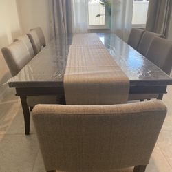 Beautiful Dining Table With 8 Chairs