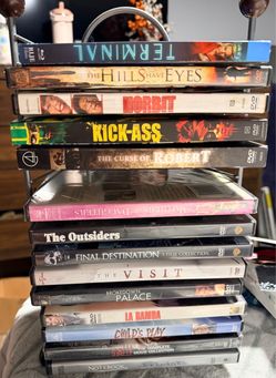 Mixed DVD Movie Lot – 15+ Titles + DVD holder