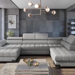 Sectional Sultan XL with Sleeper And Storage