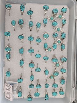 Turquoise rings and accessories