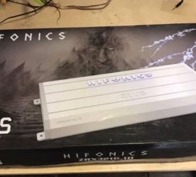 Hifonics amp / Rockford fosgate t2 subs