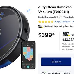 Eufy RoboVac with Laser Mapping 