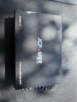 JCPower JC360.4 4 Channel class ab car amplifier