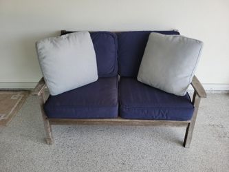 Teak Loveseat Patio Furniture 54"