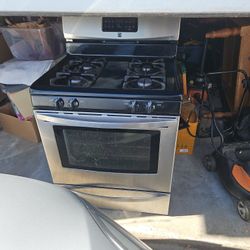 Kenmore Gas Range Stainless Steel 