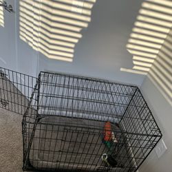 Large Dog Crate With Bed 