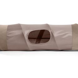 Cat Tunnel for Indoor Cats in Wheat with Ball Toy