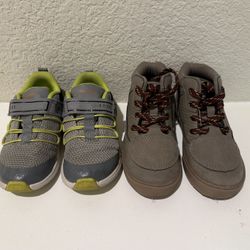 Kids Saucony Sneakers & Brown Boots - Size 9M