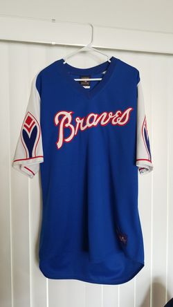 Atlanta Braves retro coopers town MLB jersey XL for Sale in San