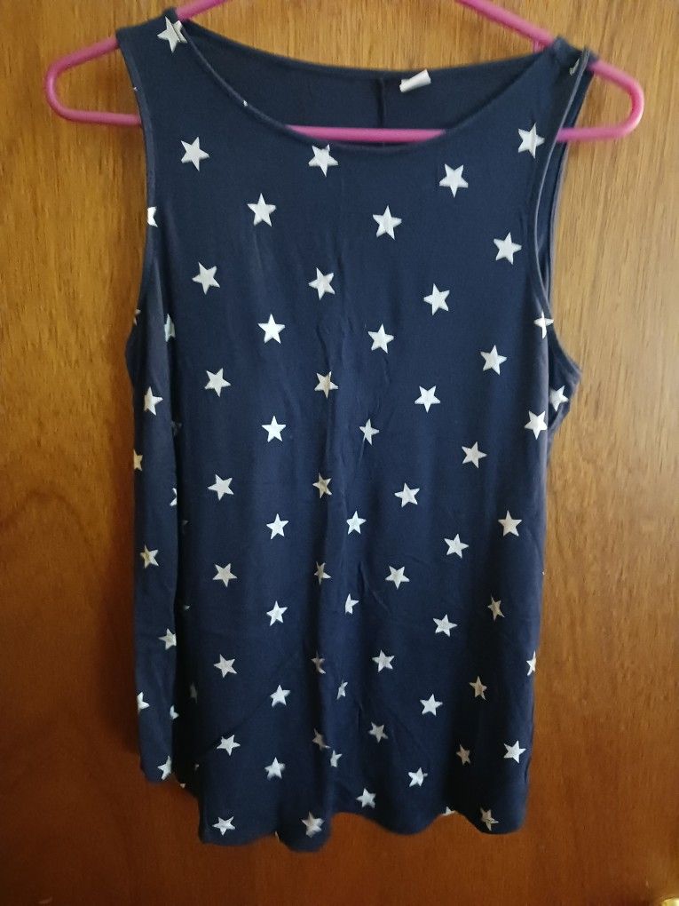 Old Navy Star Tank Top - Medium - EUC