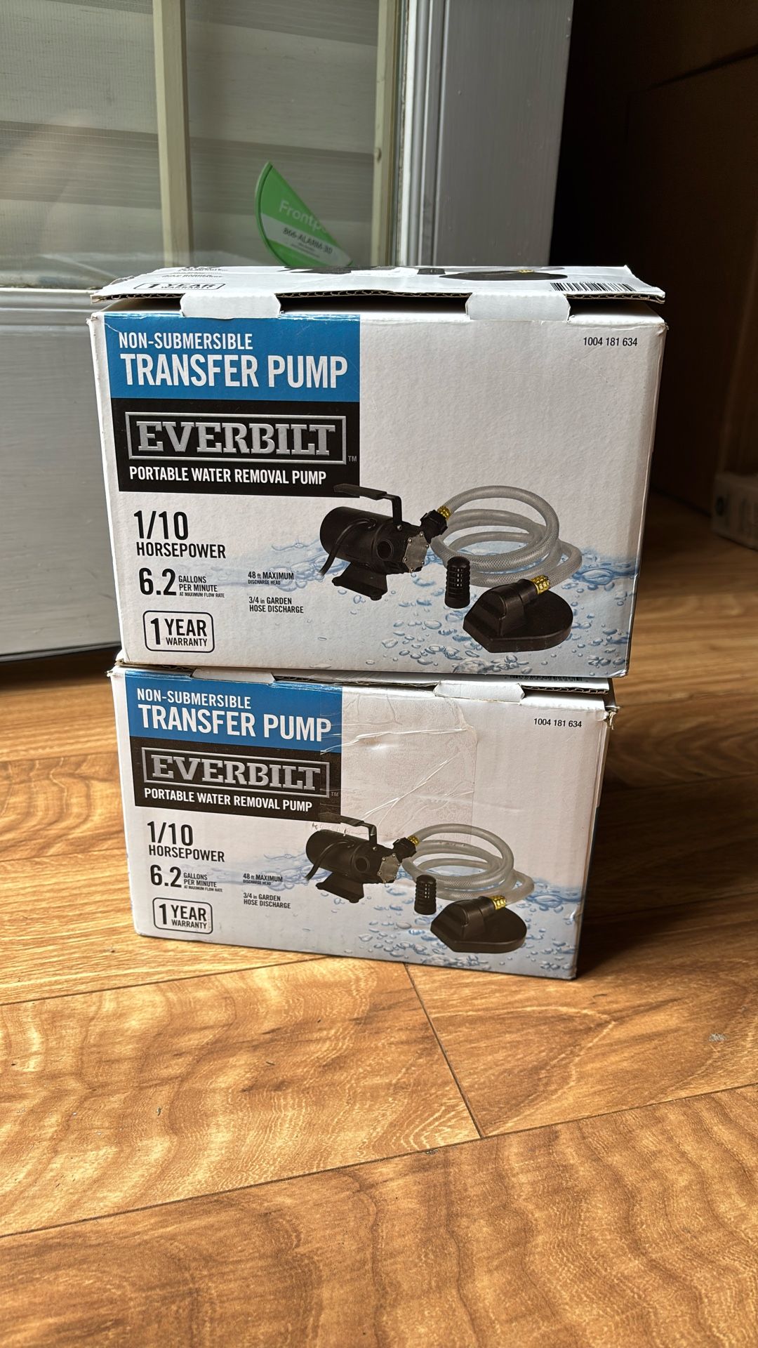 Everbilt 1/10 HP Non-Submersible Self-Priming Transfer Pump