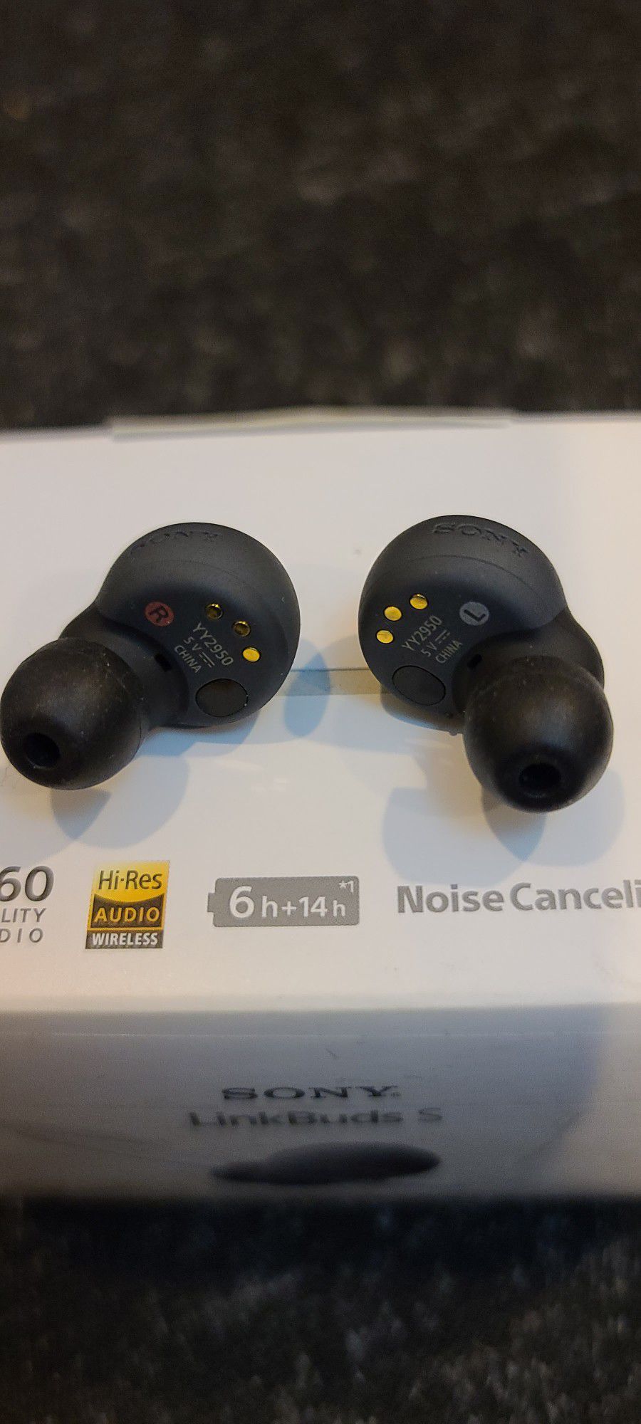 Sony LinkBuds S Truly Wireless Noise Canceling Earbuds (WF-LS900N) -Black