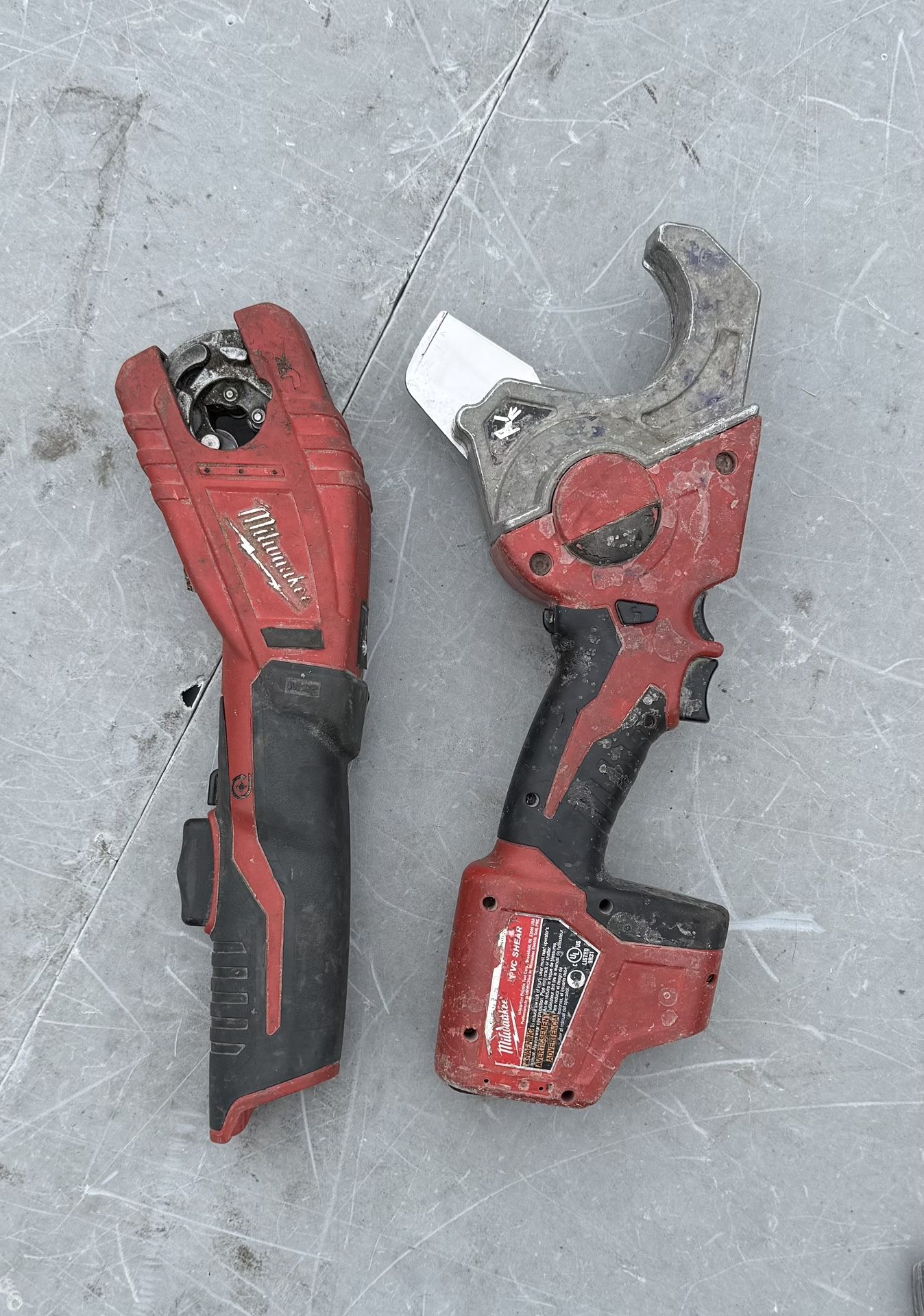 M12 12V Lithium-Ion Cordless PVC Pipe Shear with M12 12V Lithium-Ion Cordless Copper Tubing Cutter (Tools-Only)