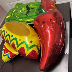Fiesta Mexican Theme  Balloons - Used