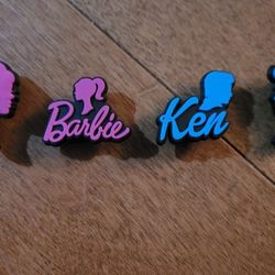 Lot Of 4 Barbie Croc Charms 