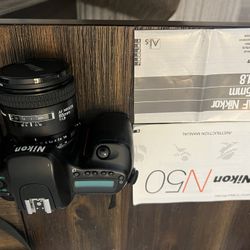 Nikon N50 With Af Nikkor 85mm