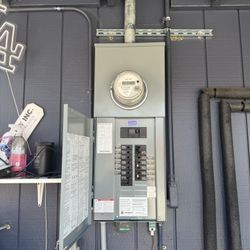 NEW 200 AMP SQUARE D PANEL