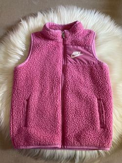 Nike Kids Sherpa Fleece Vest size 6