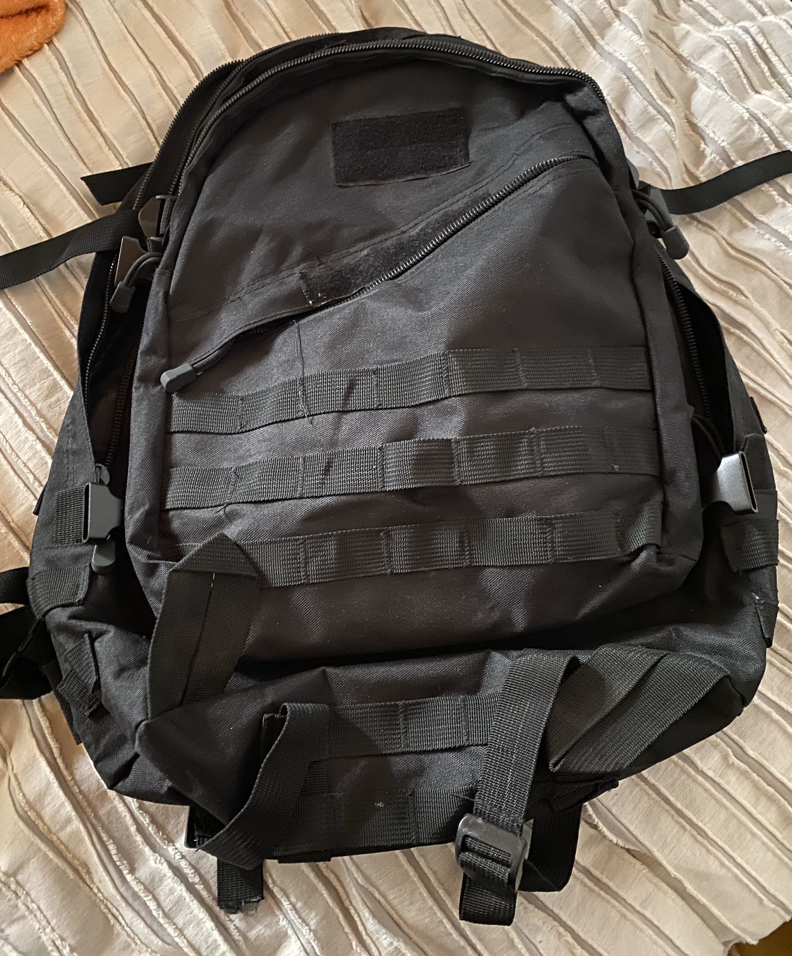 Good Used Condition Black Tactical Men’s Backpack Unisex