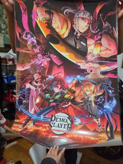 Demon Slayer - Key Visual 1 Wall Poster, 34L" x 22.4W", Premium Unframed Version