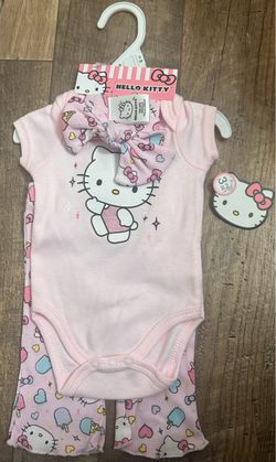 Hello Kitty Baby Girl 3 pc Outfit 🩷🎀✨