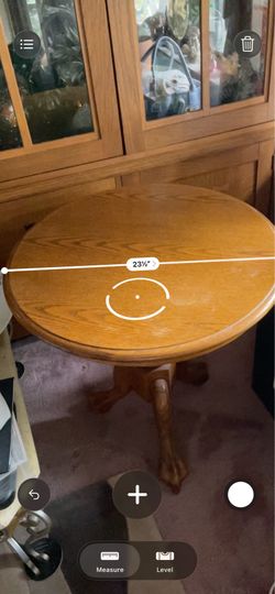 Oak side table