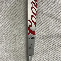 Coors light heavy metal Tap Handle 12” made from recycled cans