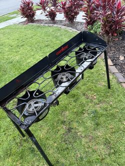 Camp chef Camping cooking stove with griddle & grill & cases explorer 3x EX90LW