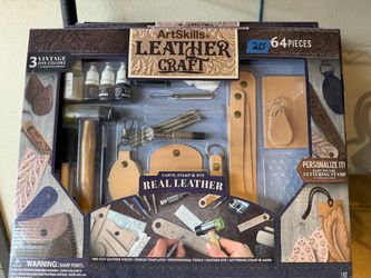 ArtSkills Leather Craft Kit 64 Pieces
