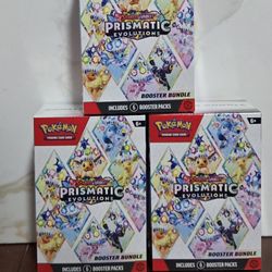 Pokemon Prismatic Evolutions Booster Bundles