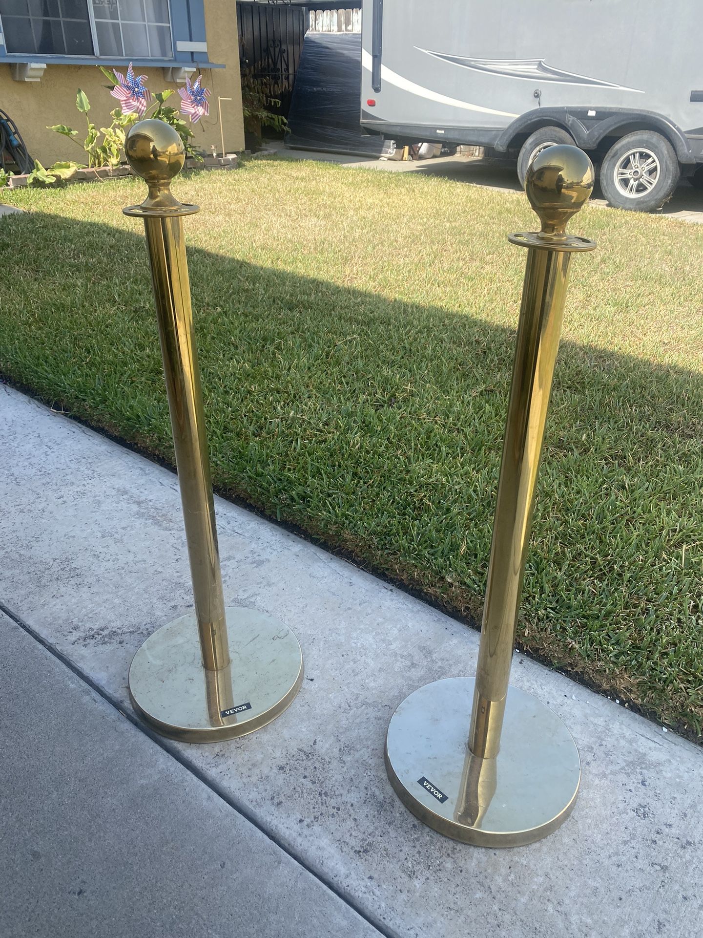 Event Gold Red Carpet Poles