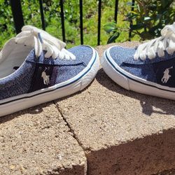 Polo Ralph Lauren Sneakers Sayer Boys Shoes Size 12