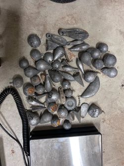 456 oz of various fishing weights