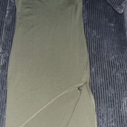 Army green forever 21 dress