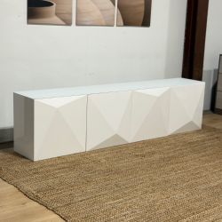 Orren Ellis Safarov 94" Buffet Server — High Gloss White