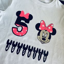 Minnie Mouse Birthday Shirt