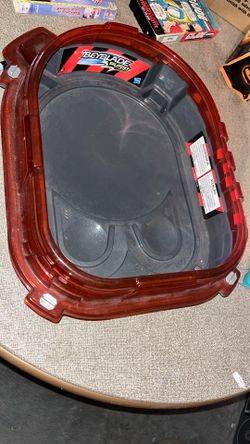 Beyblade Burst Turbo Slingshock Rail Rush Battle Stadium Arena Used $20