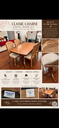 Century Chair Company Dining Room Set