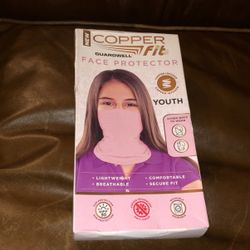 Copper fit Guardwell face protector for youth