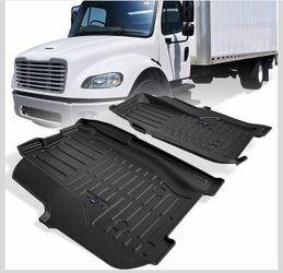 Truck Floor Mat Seat Floor Liners Compatible with Freightliner M2 106 112, 108SD, 114SD(2003-2023)