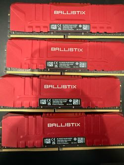 Crucial Ballistix 64GB DDR4-3200 RAM Kit (4x16GB)