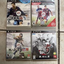 PS3 Games $5 Each $20 For All