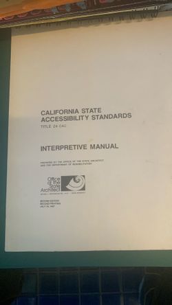 California State Accessibilitystandard