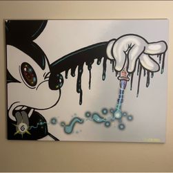 Large Mickey Trip Canvas