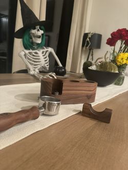 Coffee Rammer Station With 54mm Portafilter 