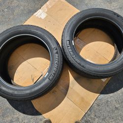 2 Michelin Primacy MXV4 tires 215/55/17 Toyota Camry Avalon Honda Accord Nissan Altima 17in