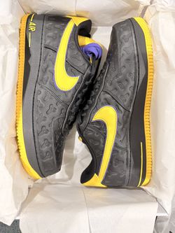 Nike x Kobe Air Force 1 Low Lakers Away Numbered