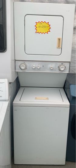 24” Washer and Gas Dryer Stackable