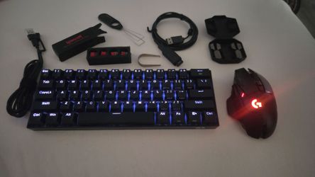Redragon Keyboard and Logitech G502 Lightspeed